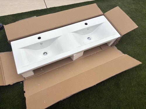 Bermuda ceramic double sink - bermuda,