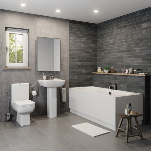Modern bathroom suite toilet - suite,