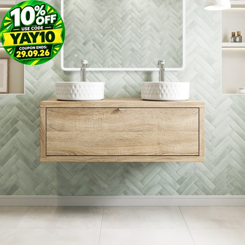 1100mm double countertop - 1100mm,