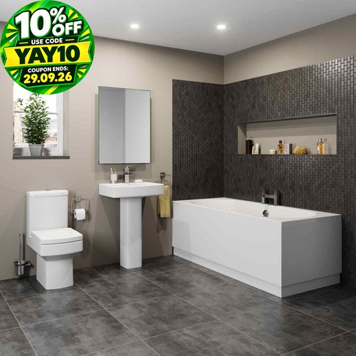 Modern bathroom suite double - bathroom,