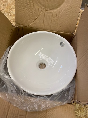 Modern white ceramic round - ceramic,