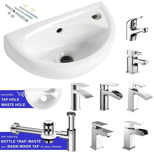 Cloakroom wall hung basin wash - cloakroom,