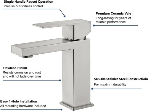 Bathroom sink taps basin - bathroom,
