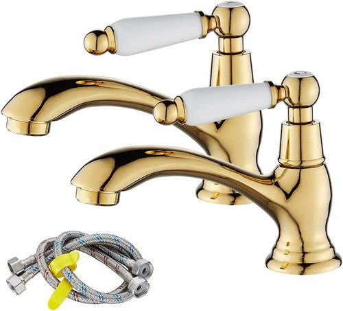 Bathroom basin pillar taps - pillar,
