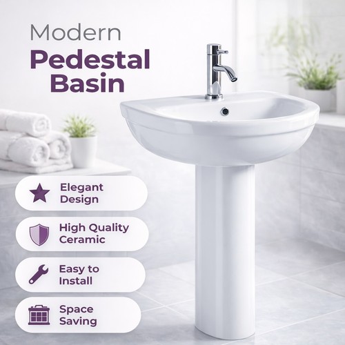 Bathroom ceramic wash basin - bathroom,