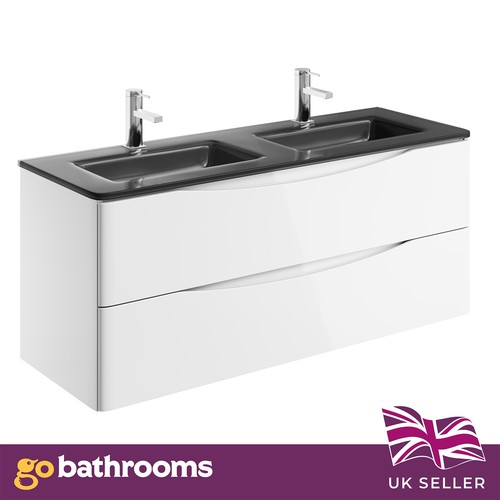 1200mm wall hung vanity - wall, unit